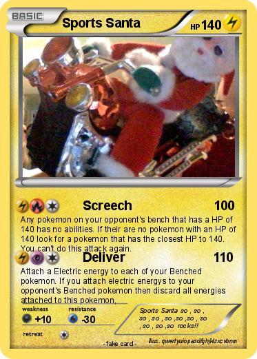 Pokemon Sports Santa