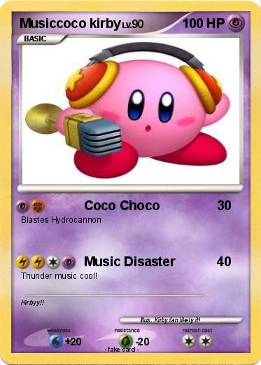 Pokemon Musiccoco kirby