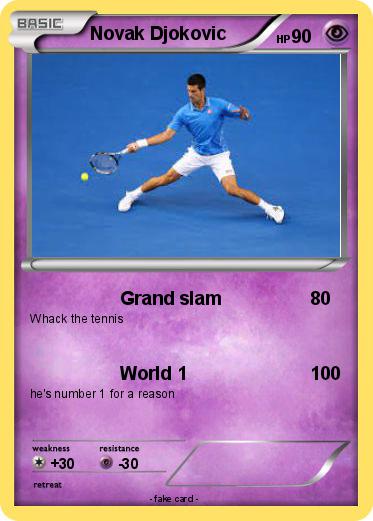 Pokemon Novak Djokovic