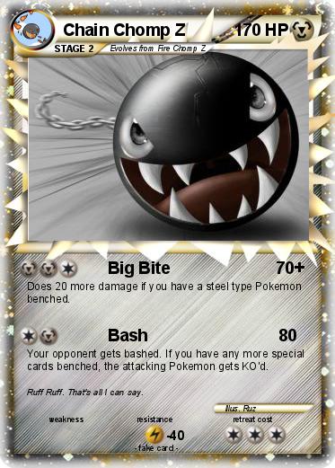 Pokemon Chain Chomp Z