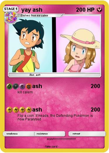Pokemon yay ash