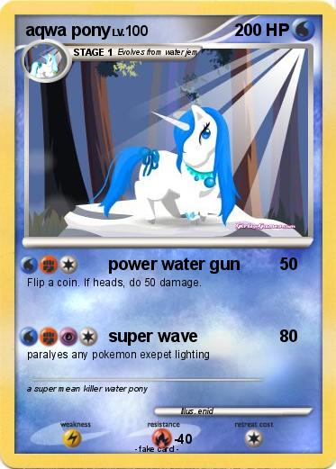Pokemon aqwa pony