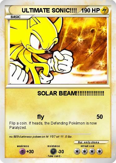 Pokemon ULTIMATE SONIC!!!!