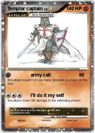 Pokemon Templar captain