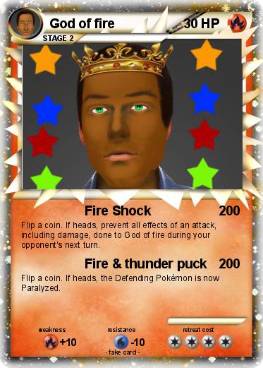 Pokemon God of fire