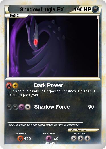 Pokemon Shadow Lugia EX