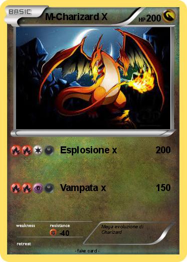 Pokemon M-Charizard X
