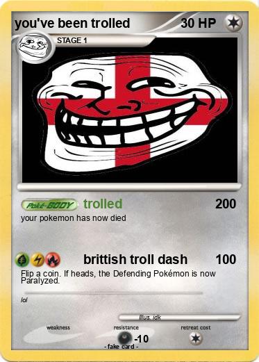 Pokemon you've been trolled