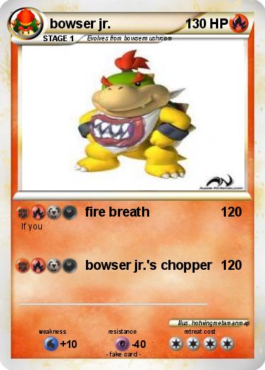 Pokemon bowser jr.