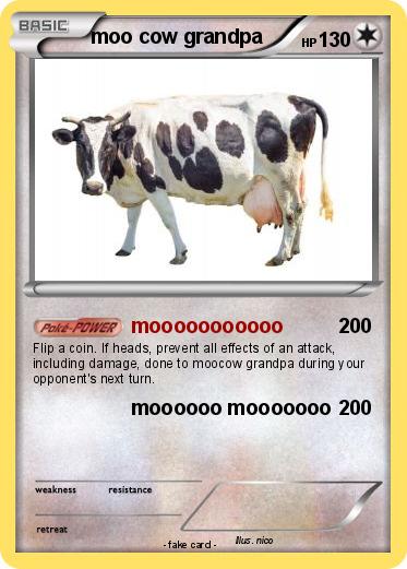 Pokemon moo cow grandpa