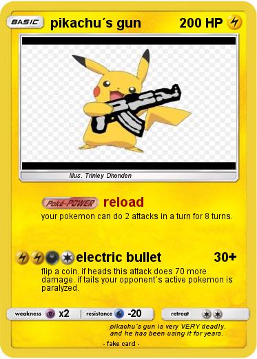Pokemon pikachu´s gun