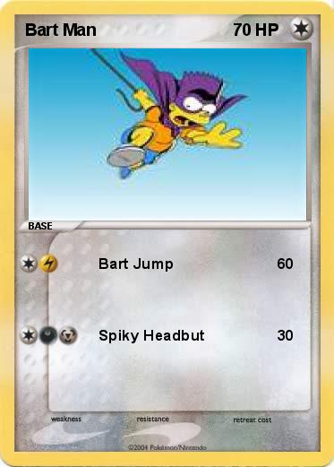 Pokemon Bart Man