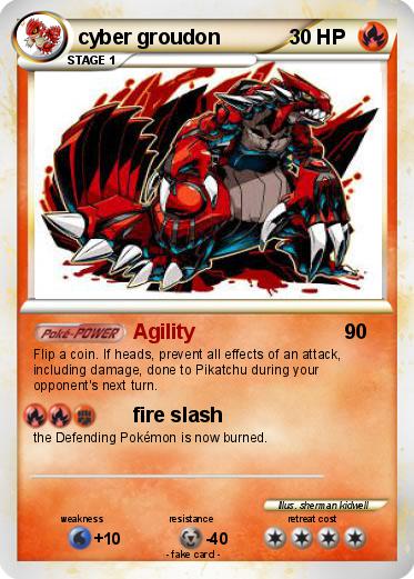 Pokemon cyber groudon