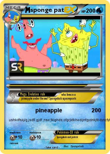 Pokemon sponge pat