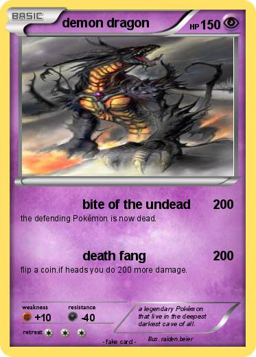 Pokemon demon dragon
