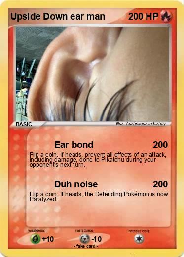 Pokemon Upside Down ear man