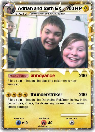 Pokemon Adrian and Seth EX