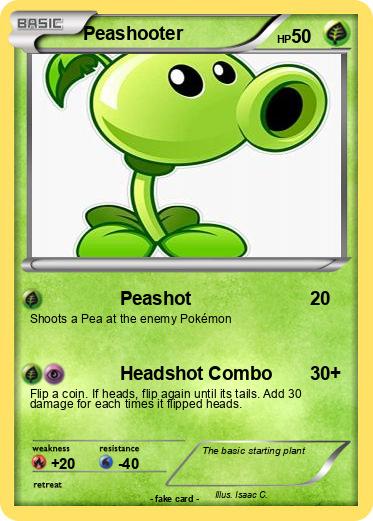 Pokemon Peashooter