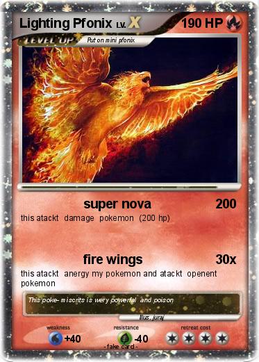 Pokemon Lighting Pfonix