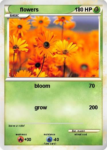 Pokemon flowers