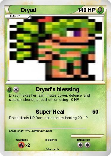 Pokemon Dryad Pokemon Dryad