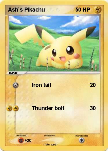 Pokemon Ash`s Pikachu