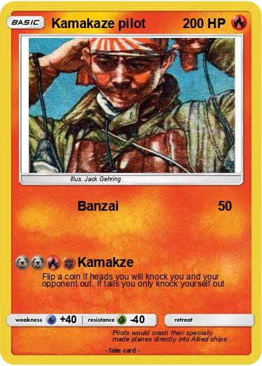 Pokemon Kamakaze pilot
