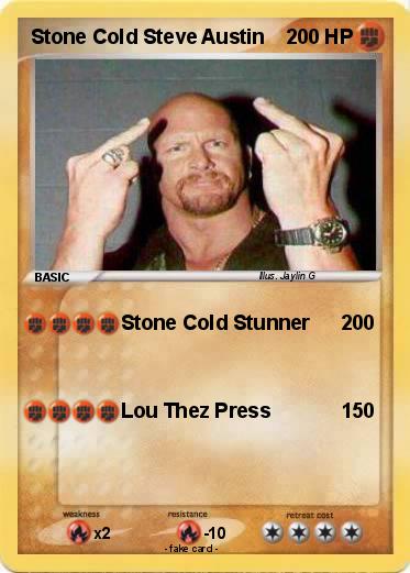 Pokemon Stone Cold Steve Austin