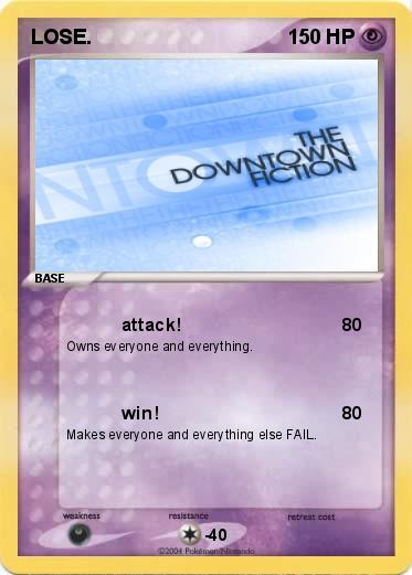 Pokemon LOSE.