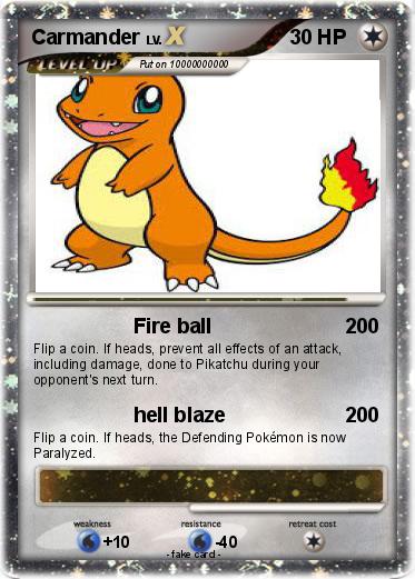 Pokemon Carmander