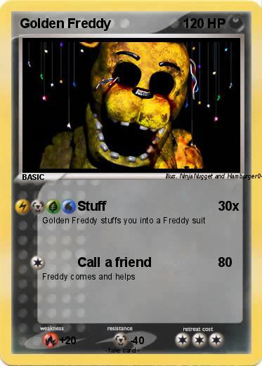 Pokemon Golden Freddy
