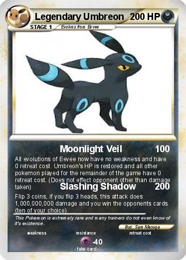 Pokemon Legendary Umbreon