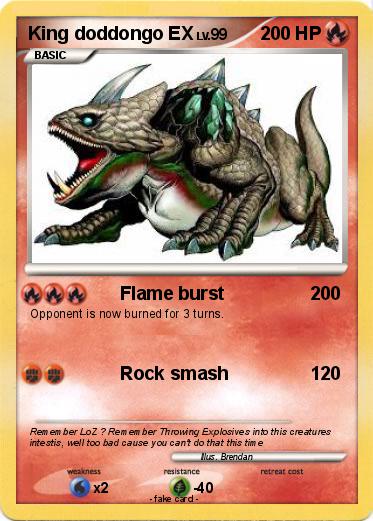 Pokemon King doddongo EX