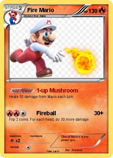 Pokemon Fire Mario