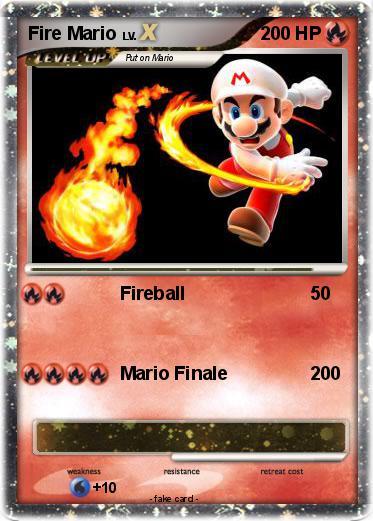 Pokemon Fire Mario