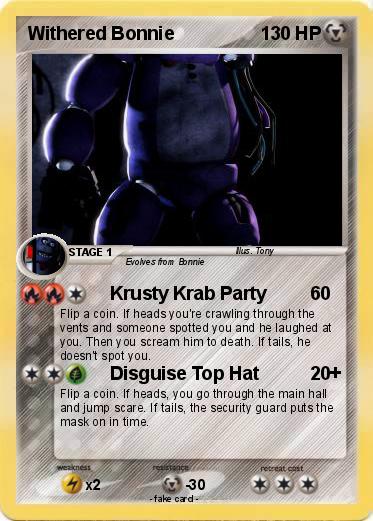 Pokemon Withered Bonnie