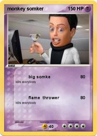 Pokemon monkey somker