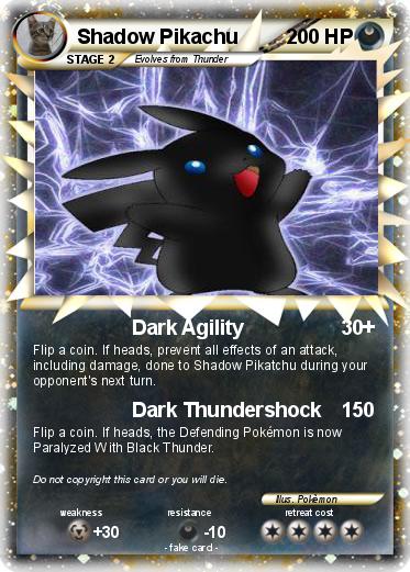 Pokemon Shadow Pikachu