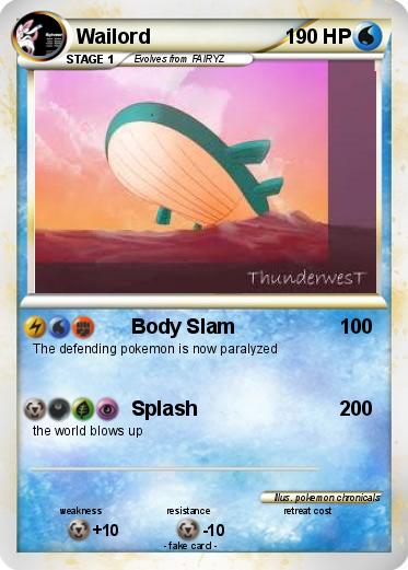 Pokemon Wailord