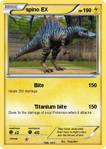 Pokemon spino EX