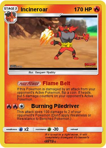 Pokemon Incineroar