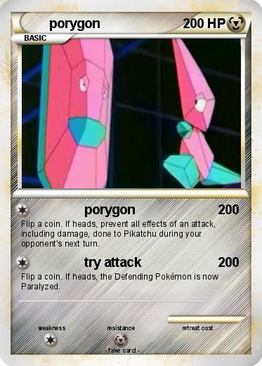 Pokemon porygon