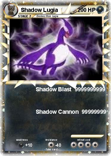 Pokemon Shadow Lugia
