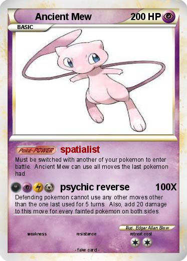 Pokemon Ancient Mew