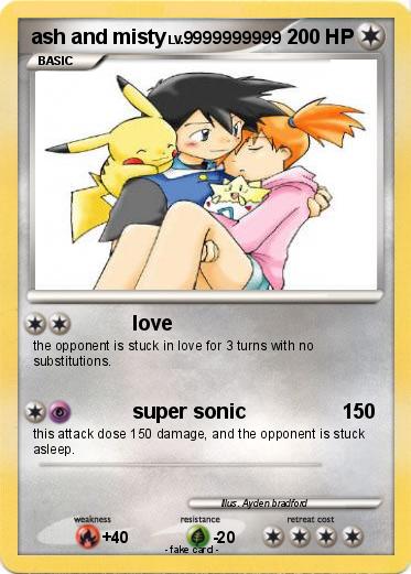 Pokemon ash and misty