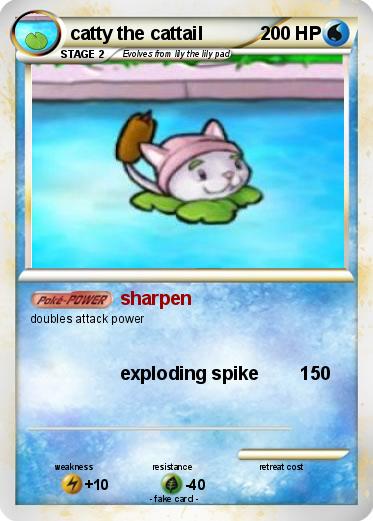 Pokemon catty the cattail