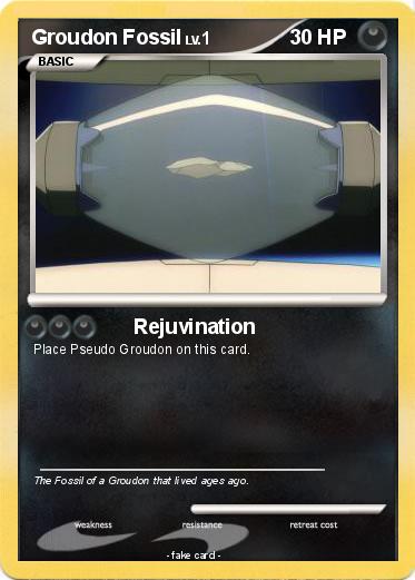 Pokemon Groudon Fossil