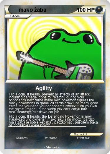 Pokemon mako żaba