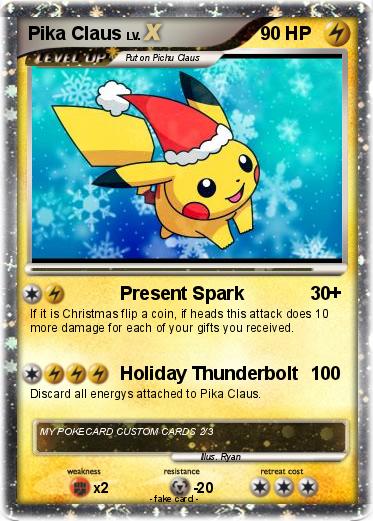 Pokemon Pika Claus