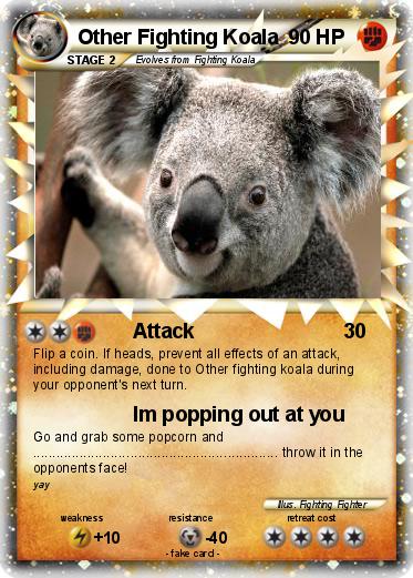 Pokemon Other Fighting Koala